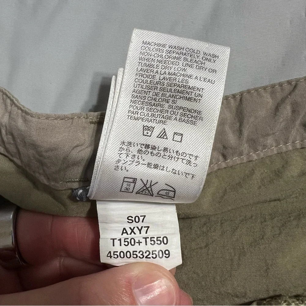 The North Face Women’s Cargo Hiking Capris Olive Green size 4